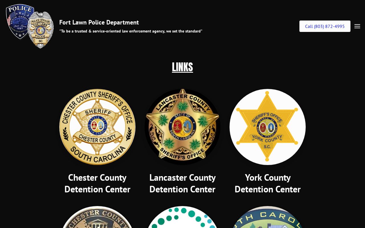 Fort Lawn criminal records Police quick links